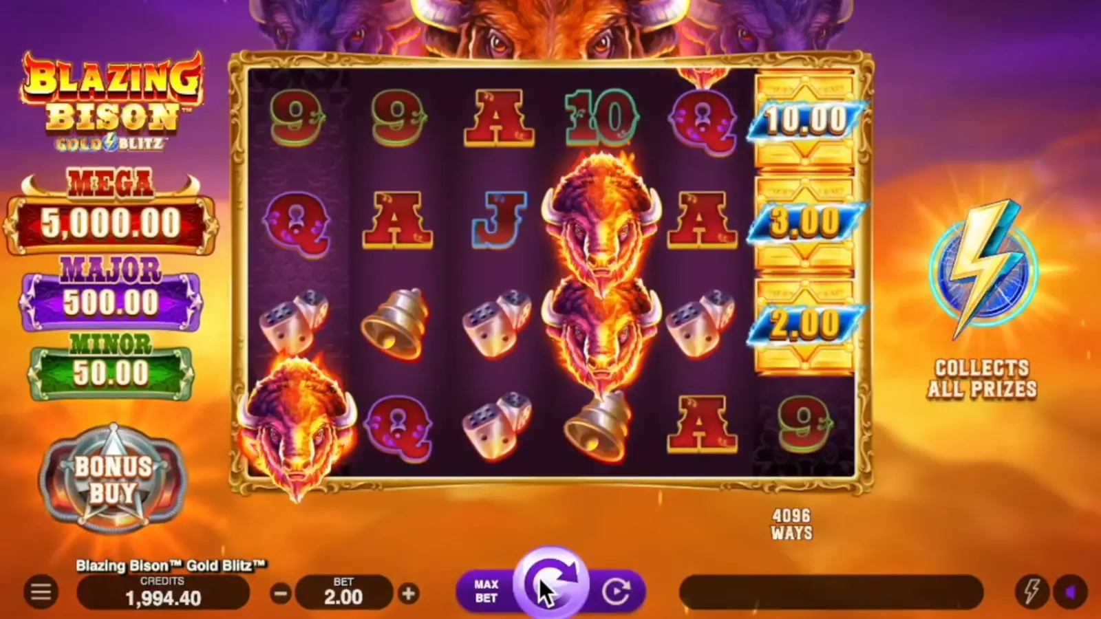 Blazing Bison Gold Blitz Slot Rules and Gameplay