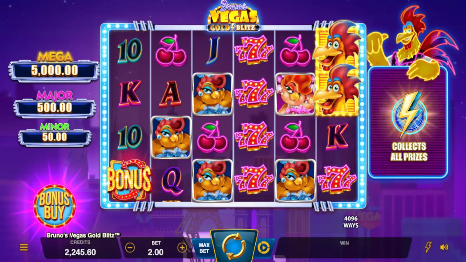 Bruno's Vegas Gold Blitz Slot Rules and Gameplay