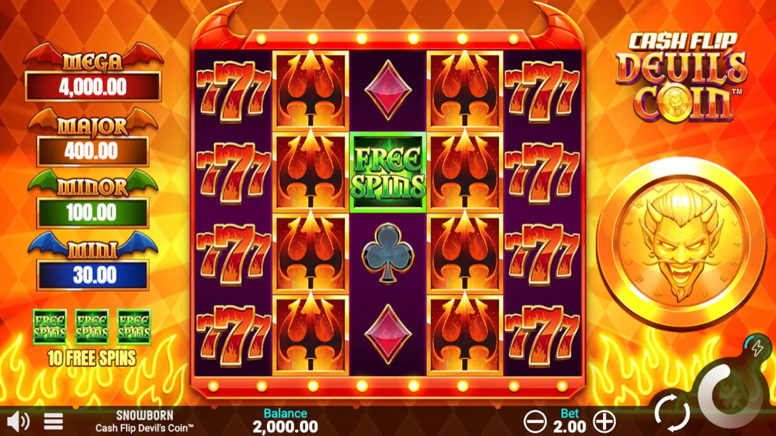 Cash Flip Devils Coin Slot Rules and Gameplay