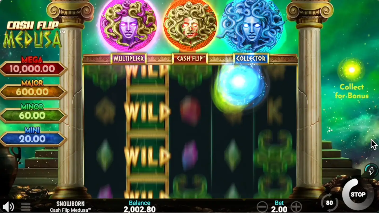 Cash Flip Medusa Slot Orb Symbols