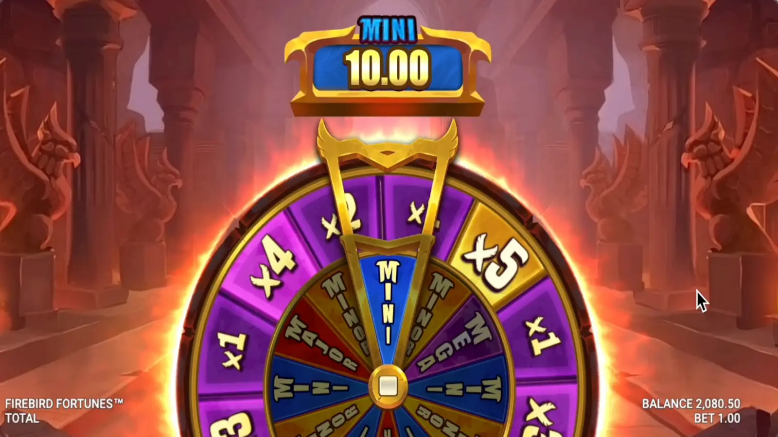 Firebird Fortunes Slot Blazing Bonus Wheel