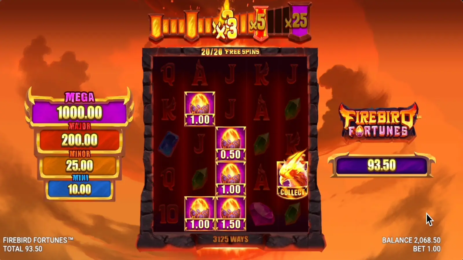 Firebird Fortunes Slot Free Spins