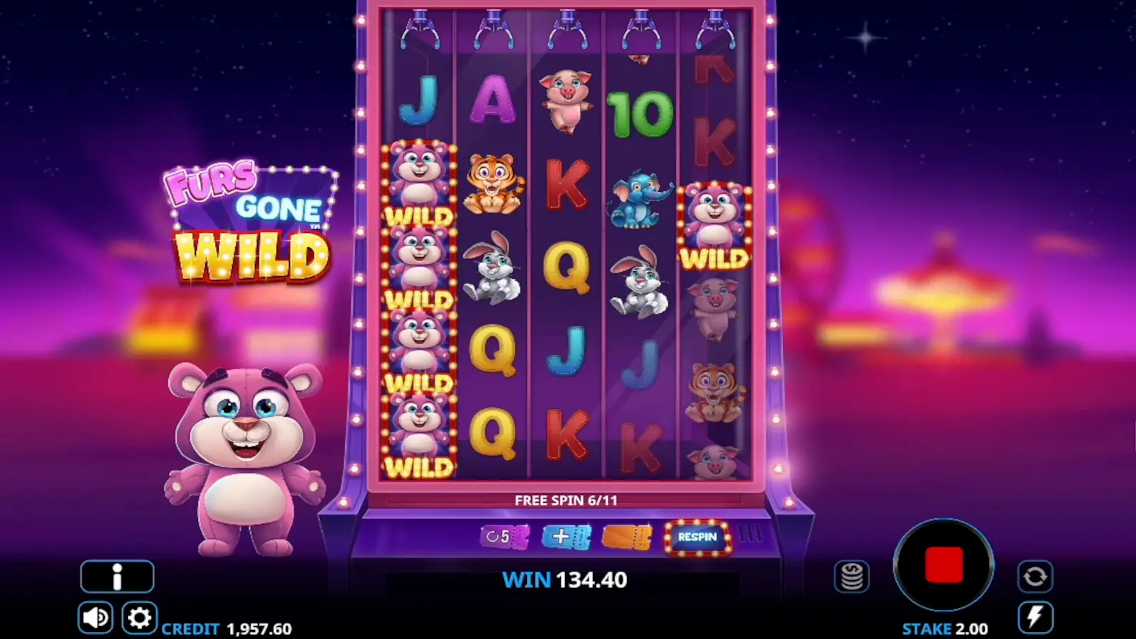 Furs Gone Wild Slot Scatter Symbols and the Bonus Feature