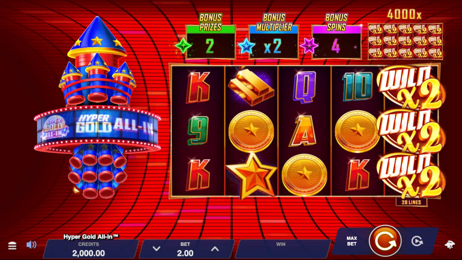 Hyper Gold All In Slot Rules and Gameplay