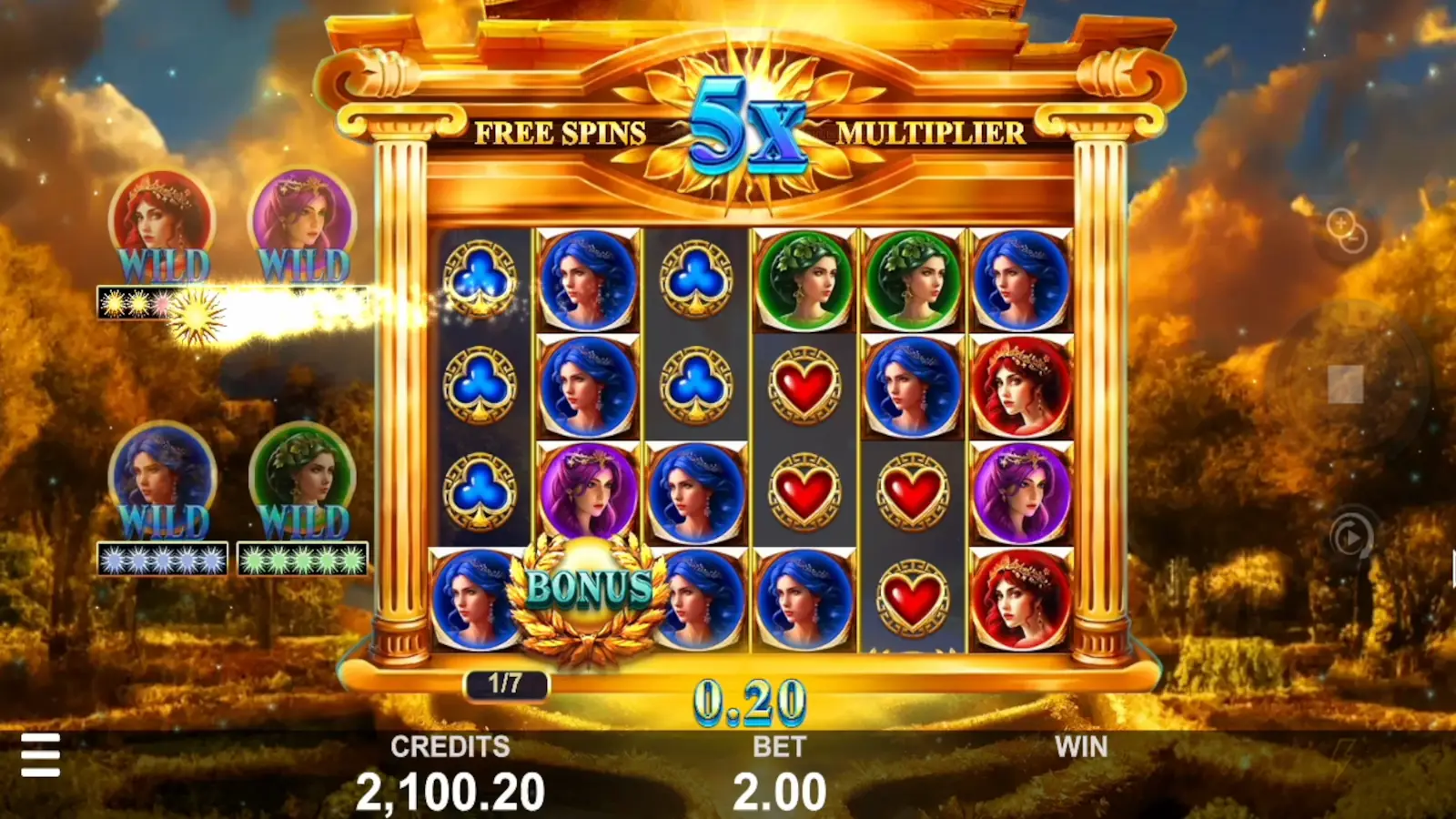 Magnificent Power Apollo Slot Free Spins