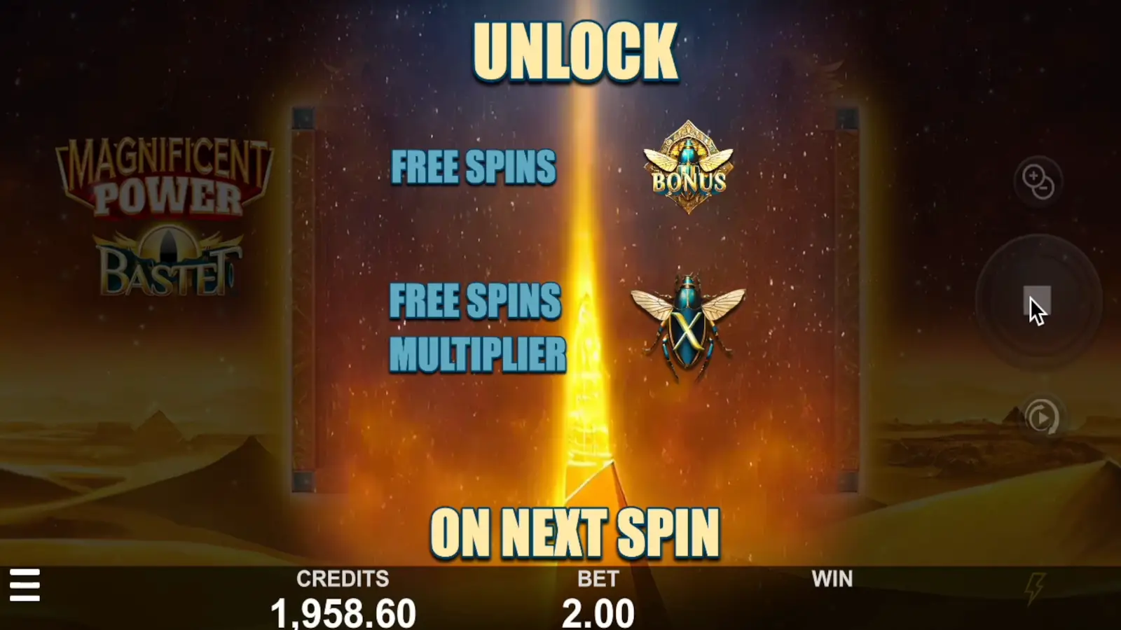 Magnificent Power Bastet Slot Free Spins