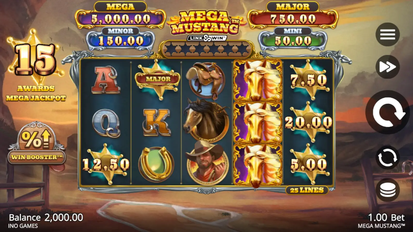 Mega Mustang Slot Rules and Gameplay