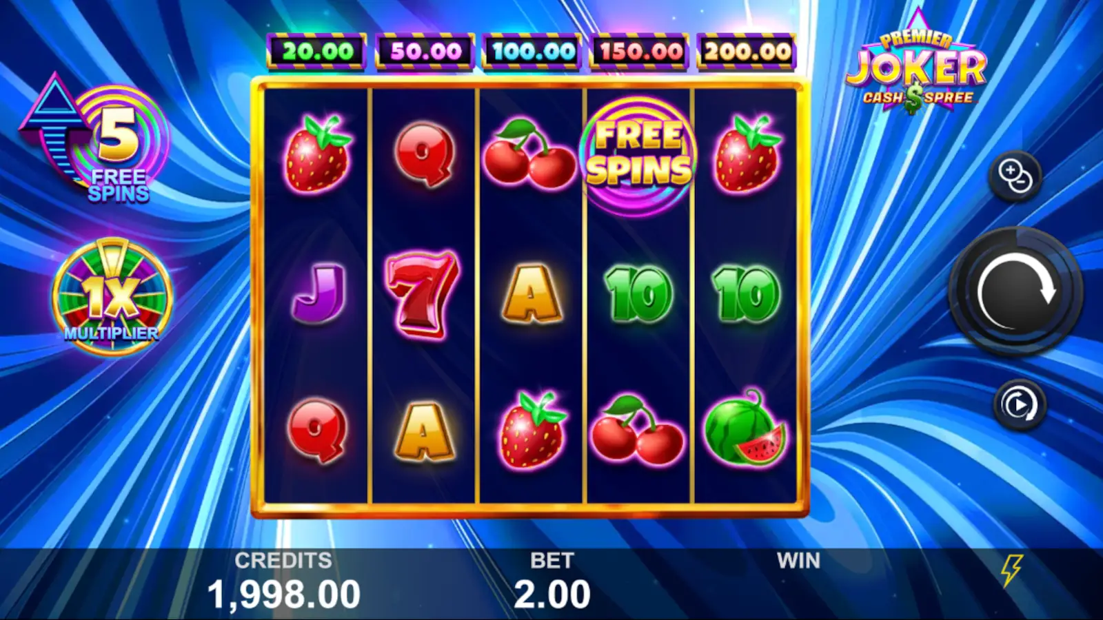 Premier Joker Cash Spree Slot Rules and Gameplay