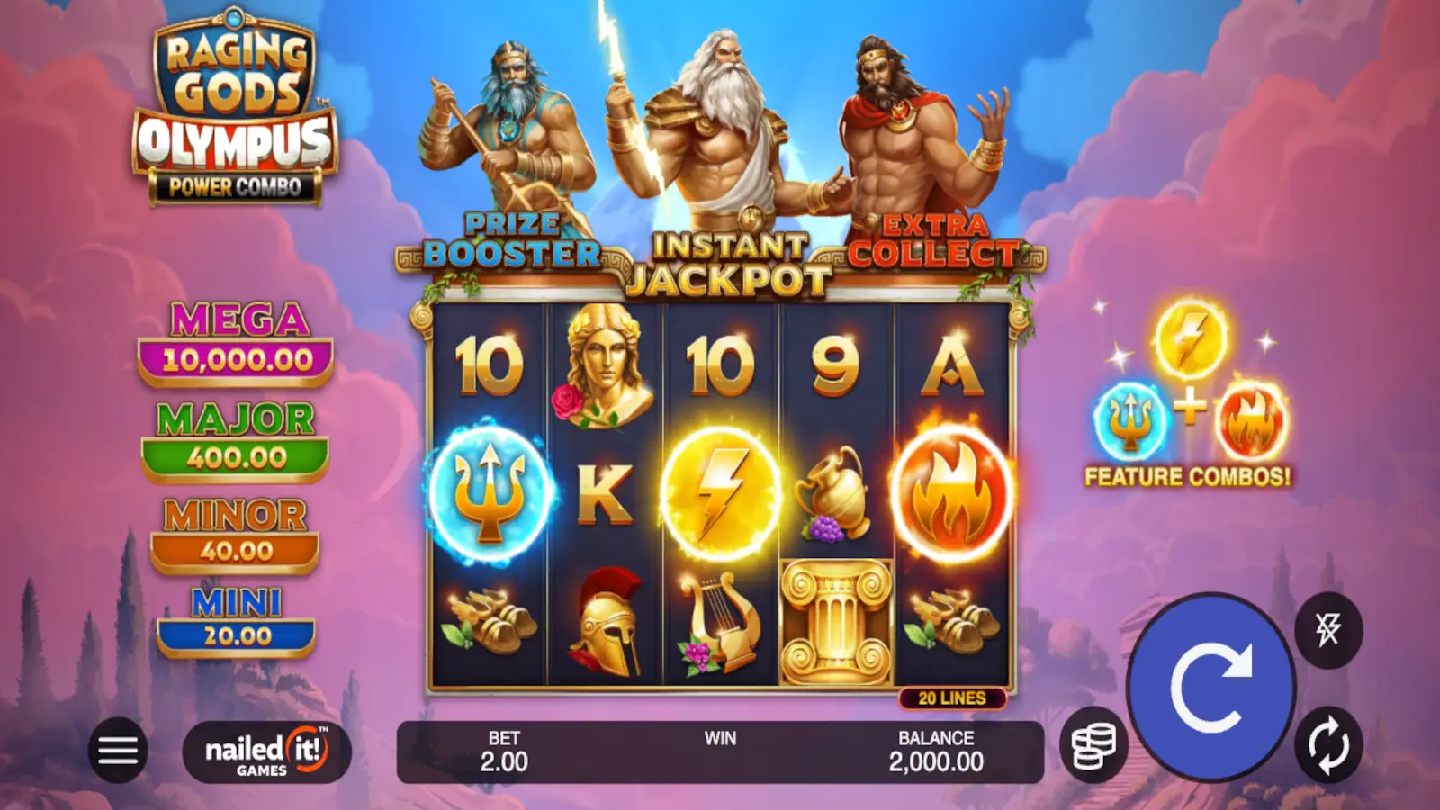 Raging Gods Olympus Slot Rules and Gameplay