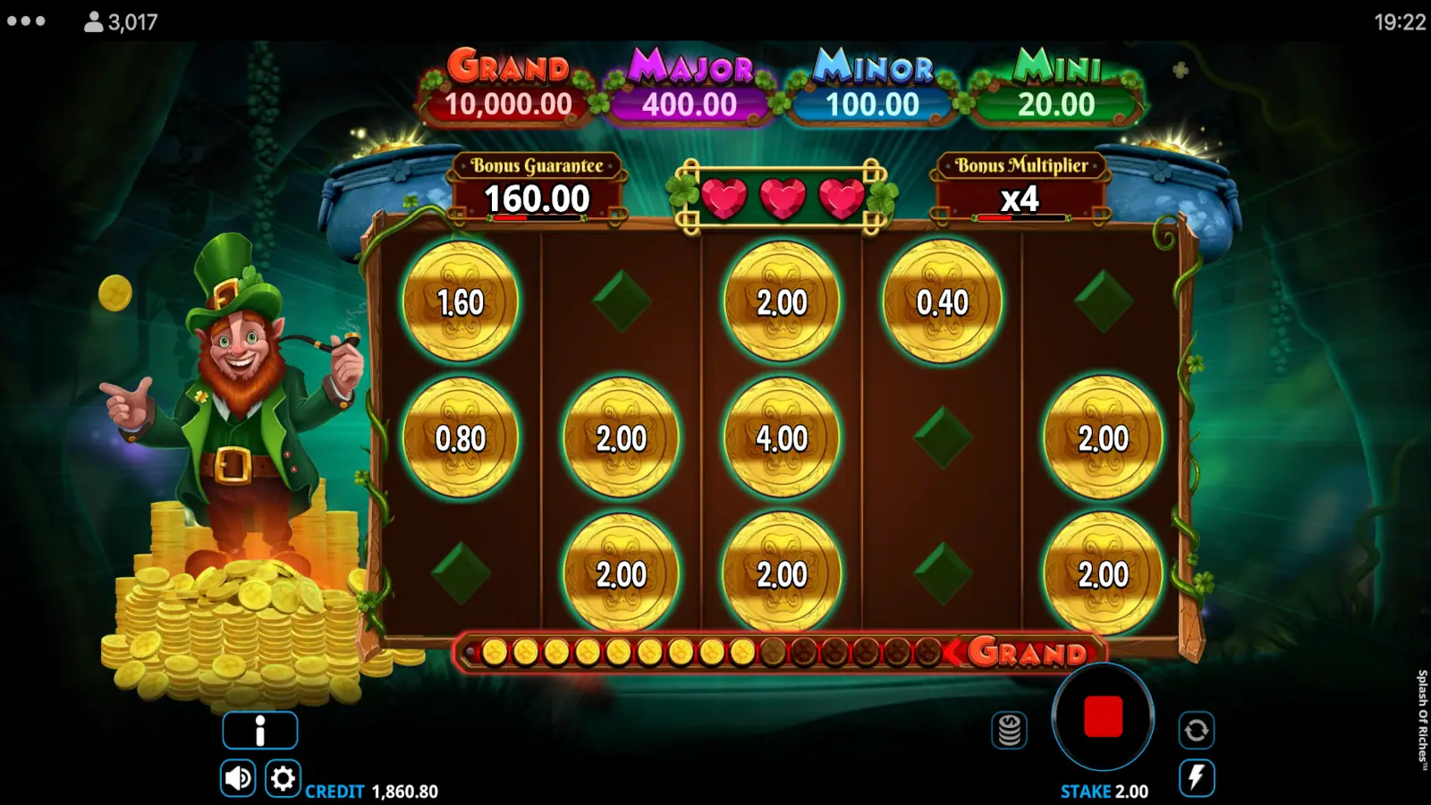 Splash of Riches Slot Bonus Game