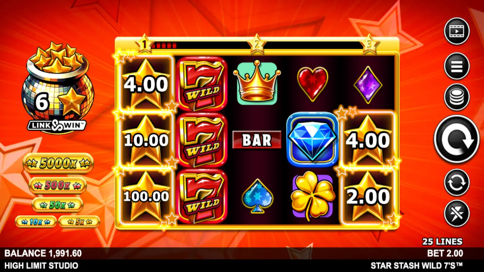 Star Stash Wild 7's Slot Rules and Gameplay