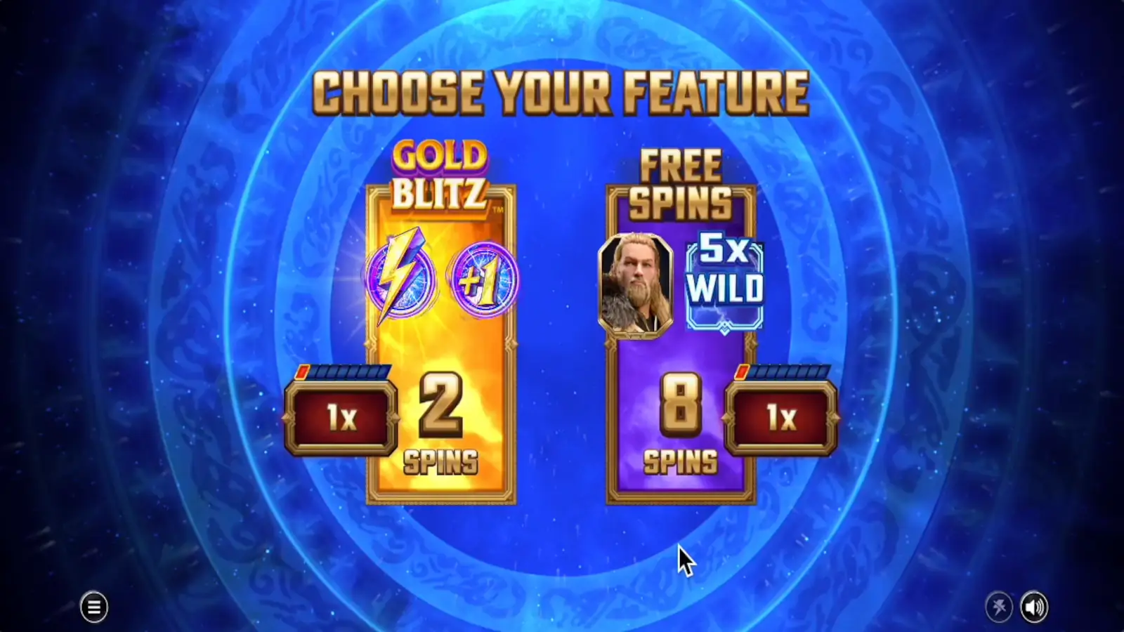 Thunderstruck Gold Blitz Extreme Slot Bonus Choice