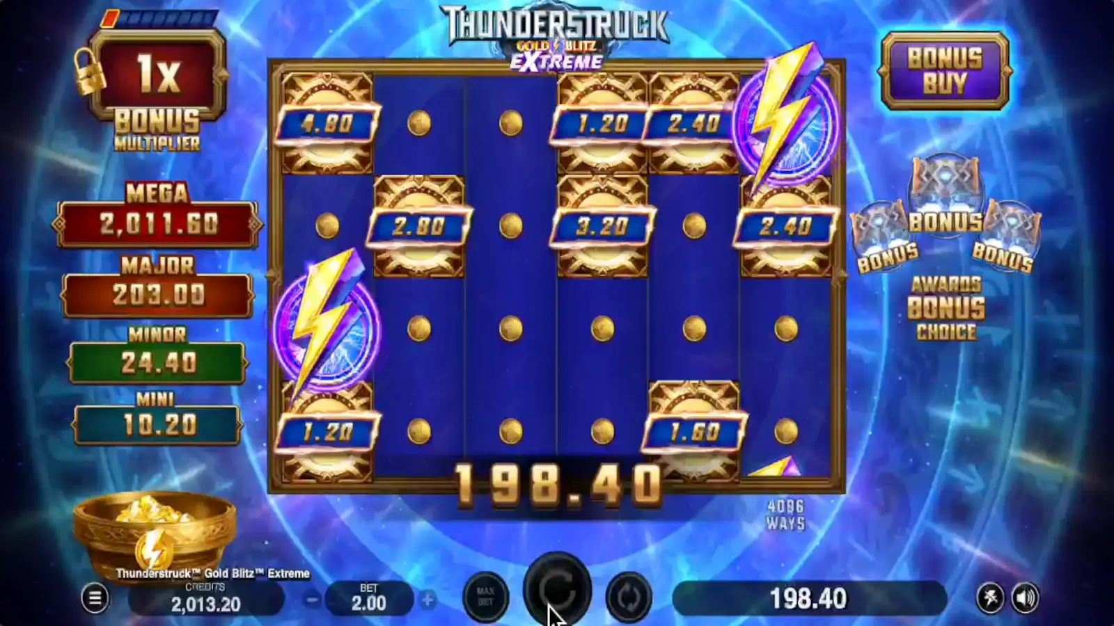 Thunderstruck Gold Blitz Extreme Slot Gold Blitz™