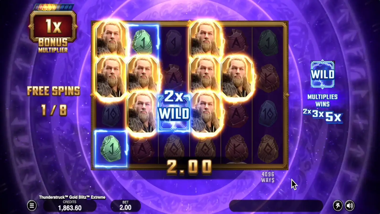 Thunderstruck Gold Blitz Extreme Slot Free Spins