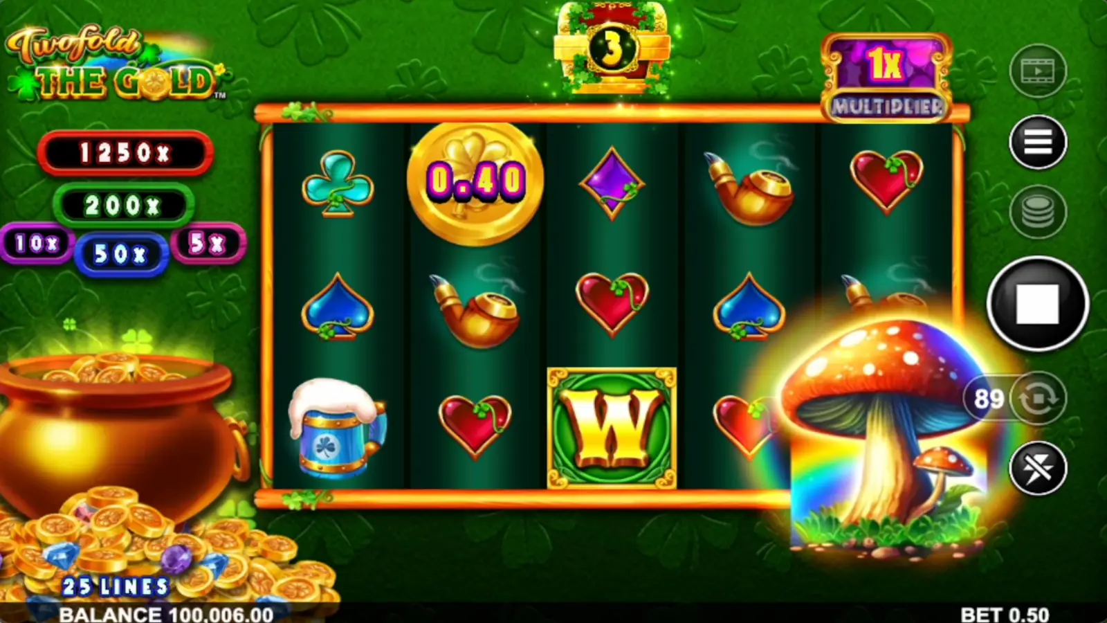 Twofold the Gold Slot Free Spins 2