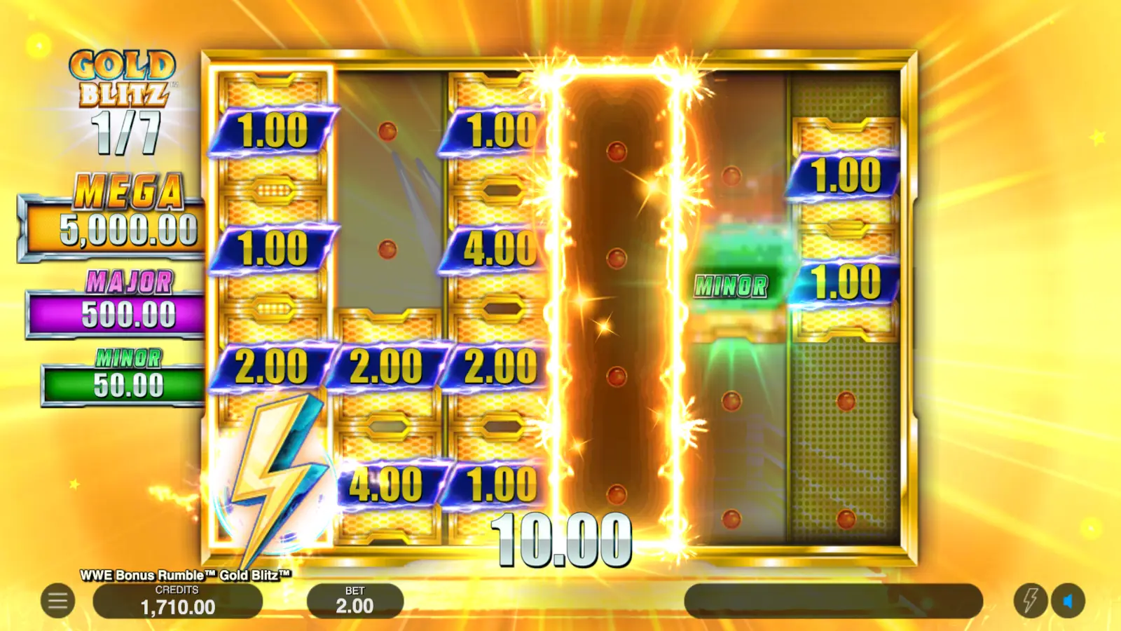 WWE Bonus Rumble Gold Blitz Slot Gold Blitz™