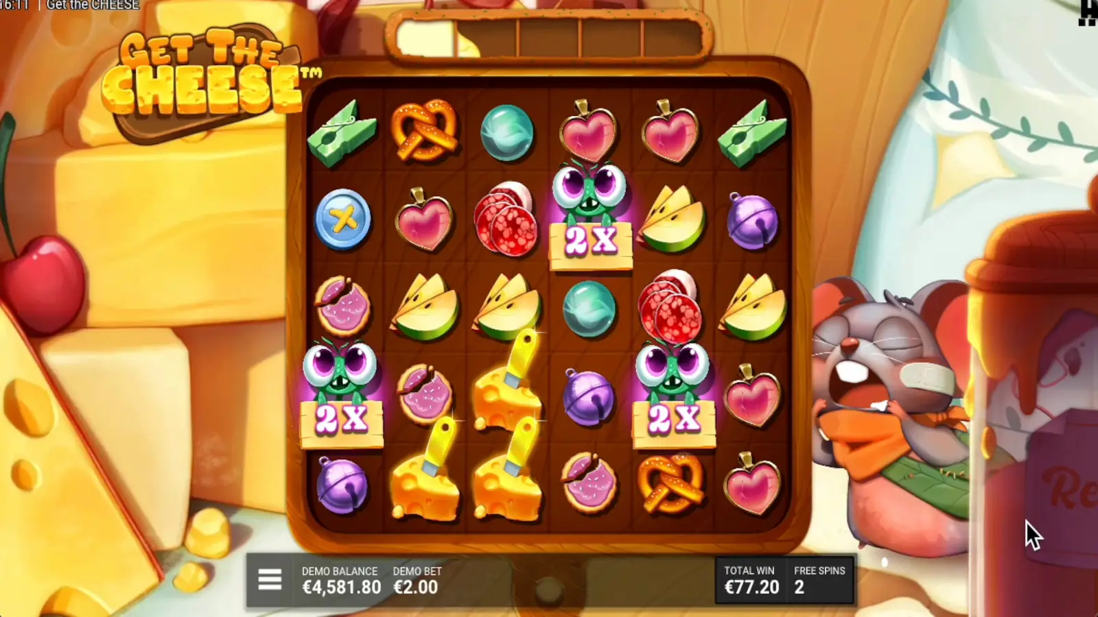 Get The Cheese Slot Free Spins