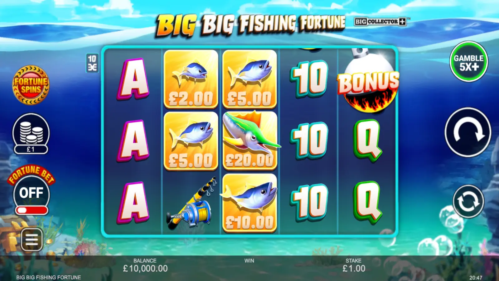 Big Big Fishing Fortune Slot Rules and Gameplay