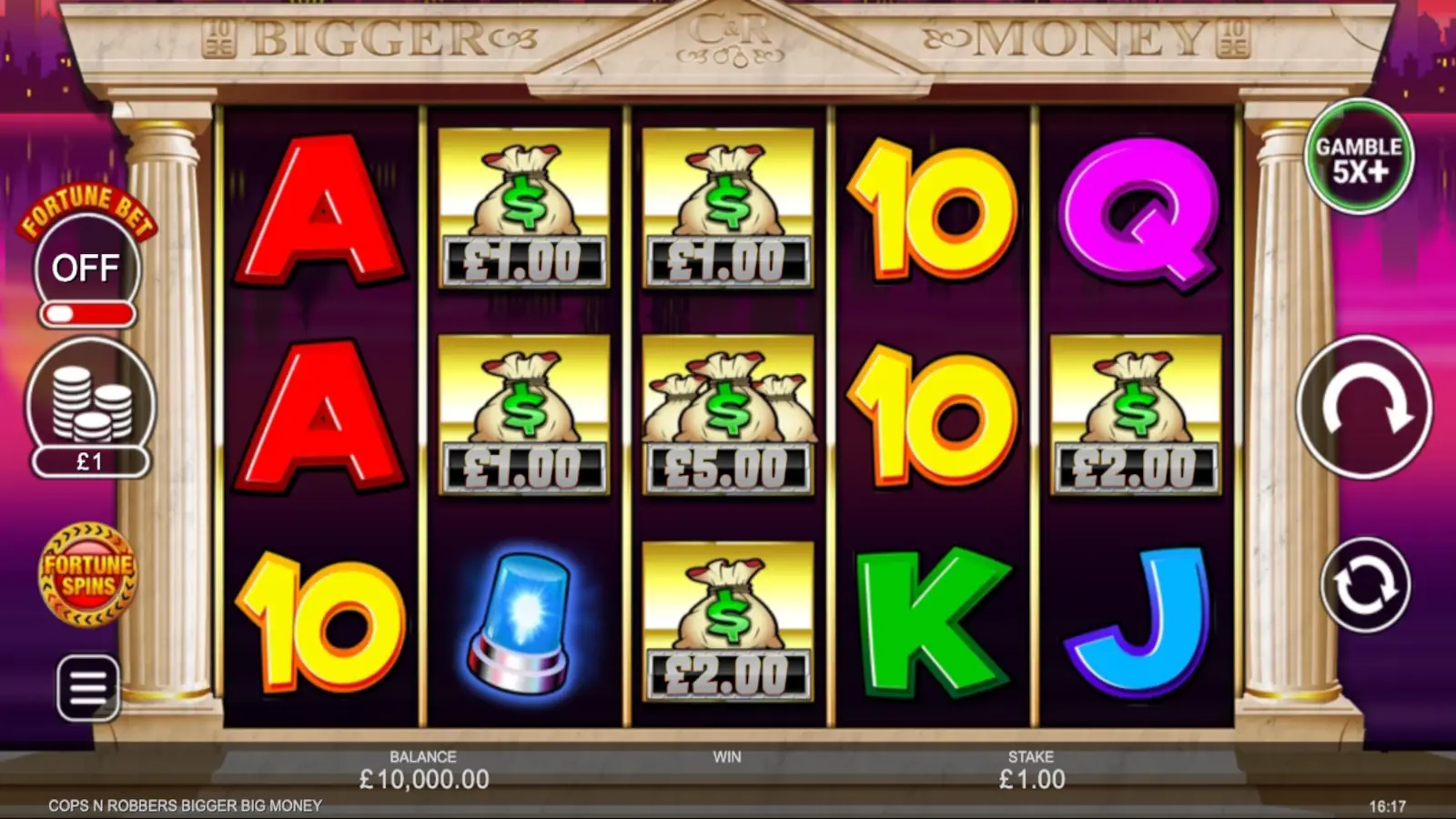 Cops ‘n’ Robbers Bigger Big Money Slot Rules and Gameplay