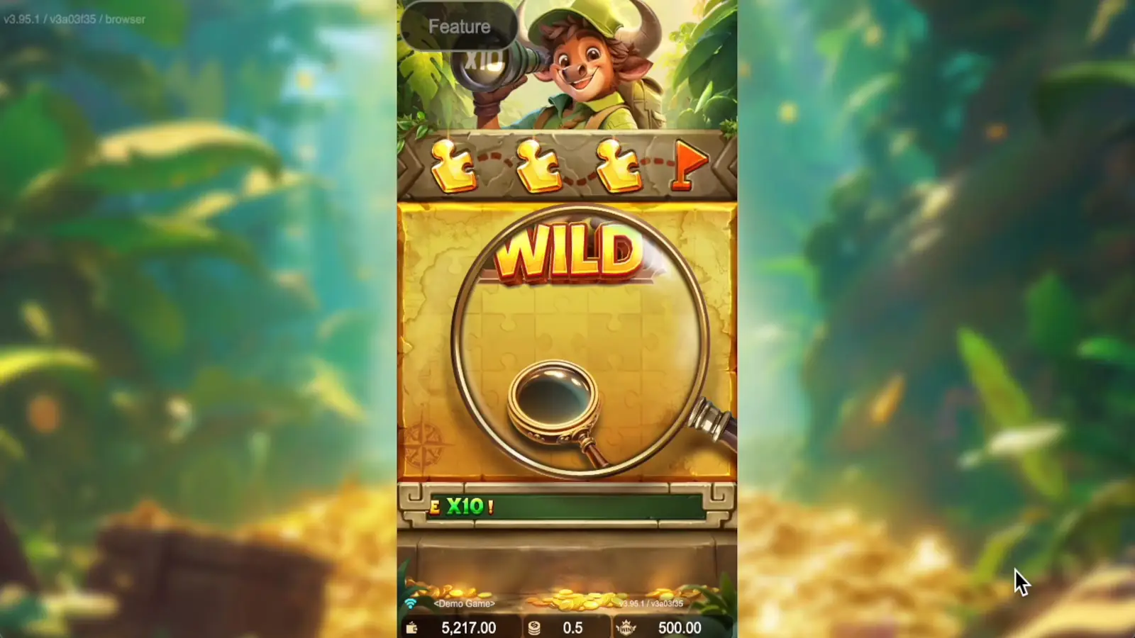 Bull Treasure Slot Bull's Lucky Big Chance Bonus