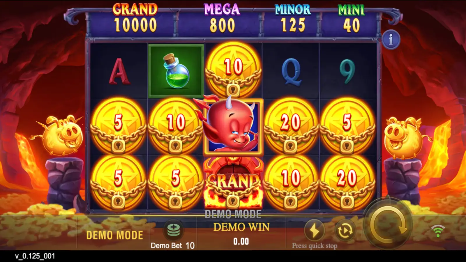 Devil Fire 2 Money Symbols & Jackpots