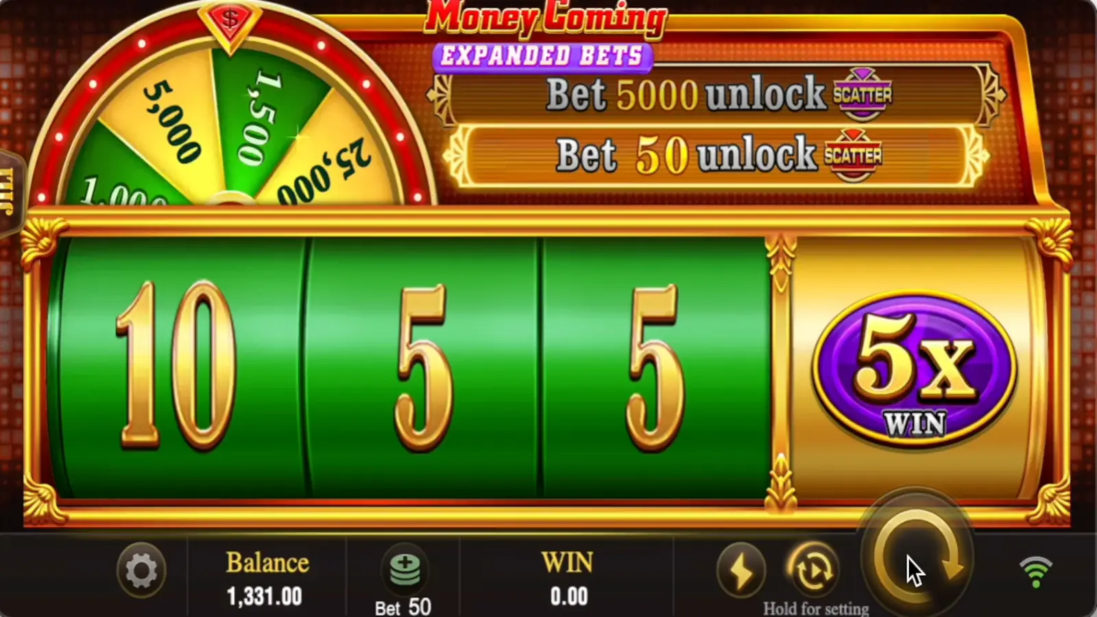 Money Coming Expand Bets Slot Multiplier Symbols