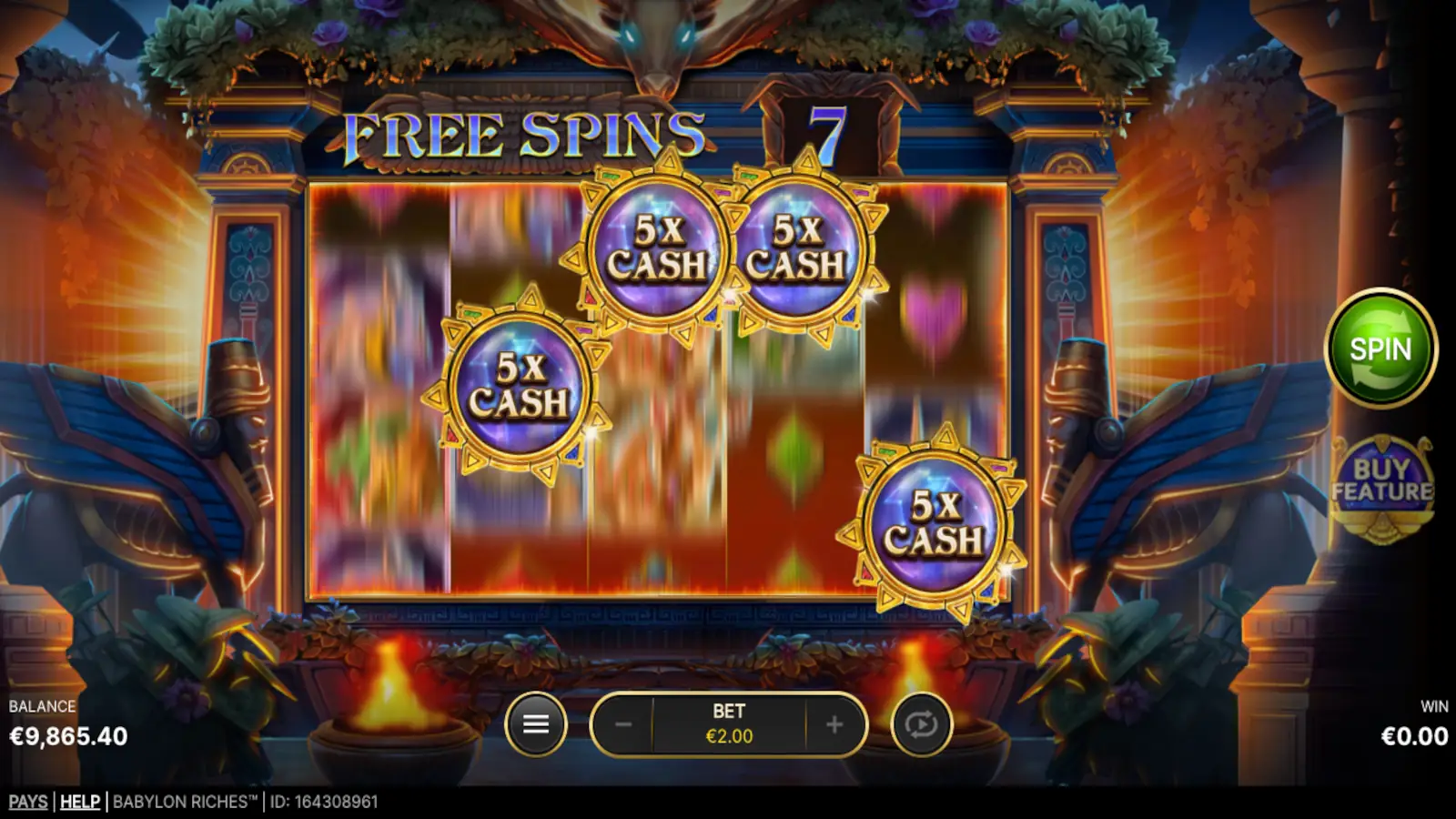 Babylon Riches Slot Free Spins