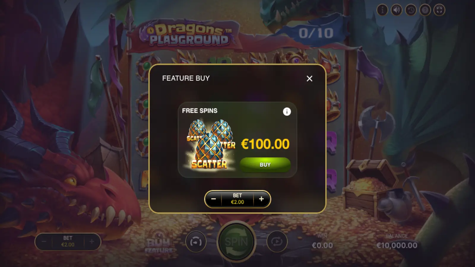 Dragons Playground Slot Bonus Buy