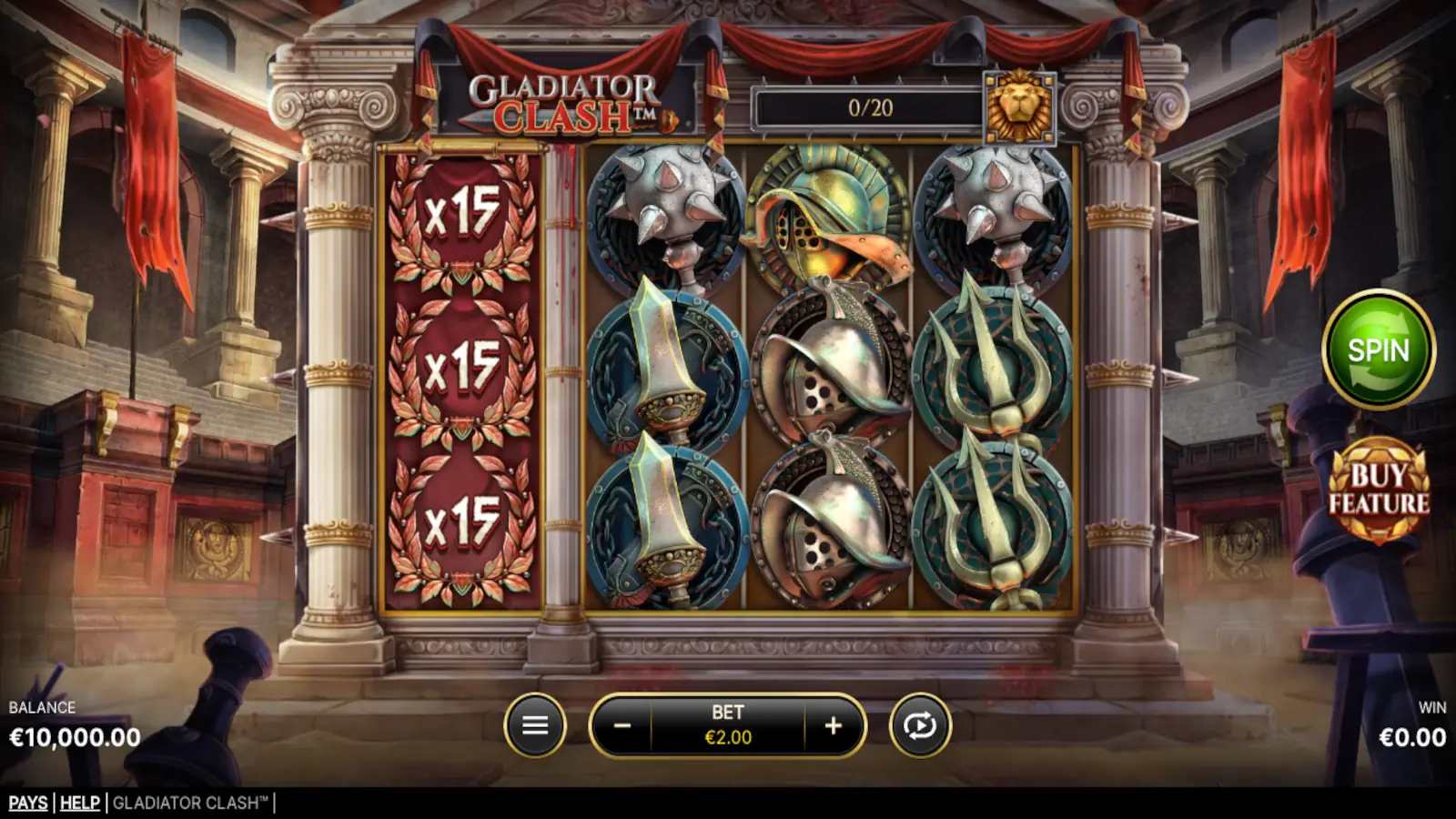 Gladiator Clash Slot Rules and Gameplay