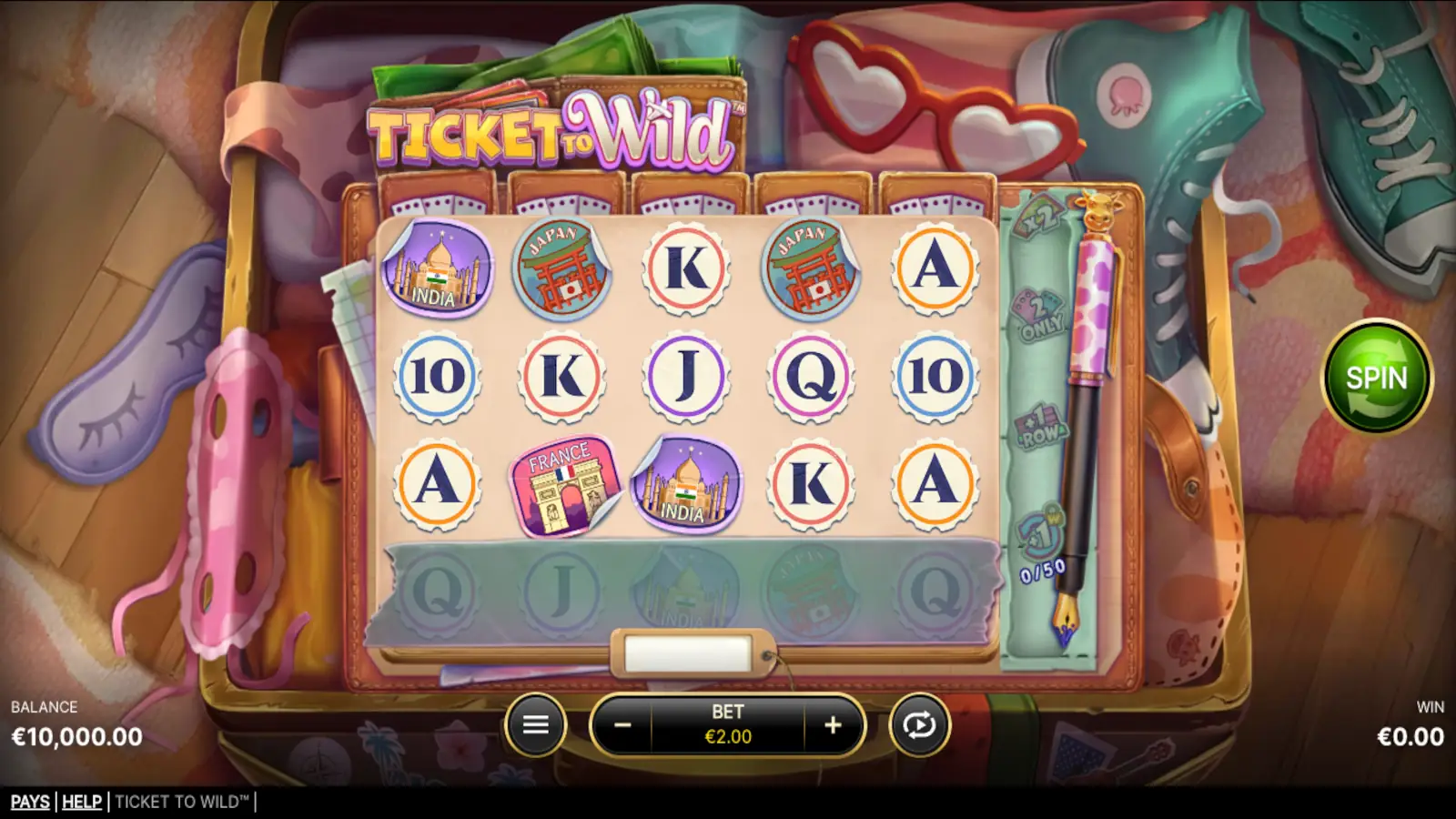 Ticket to Wild Slot Rules and Gameplay