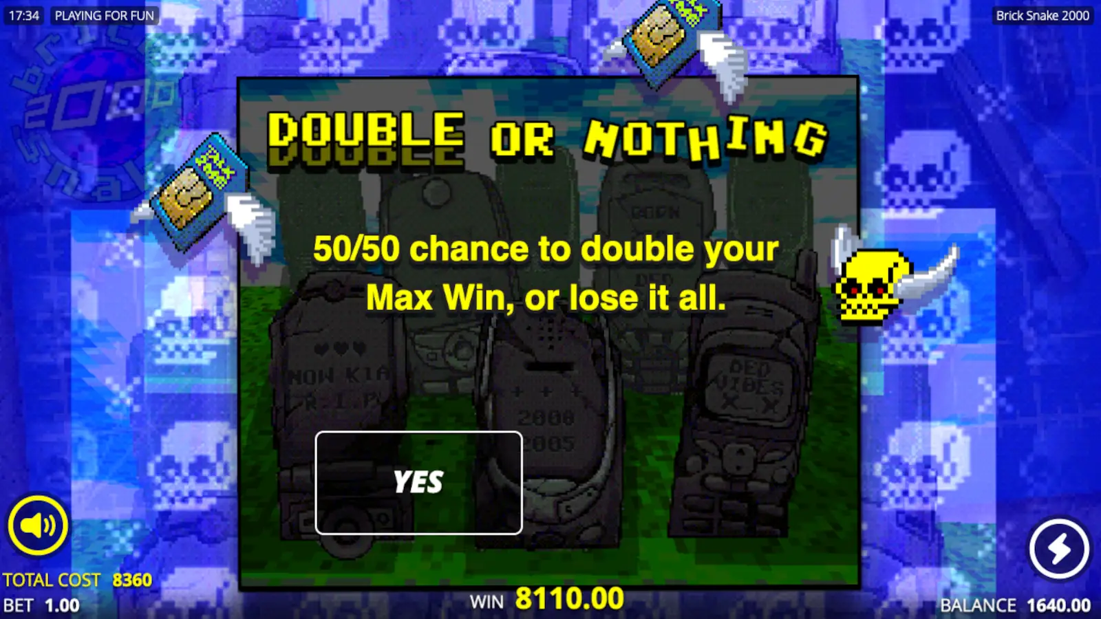 Brick Snake 2000 Slot Double or Nothing