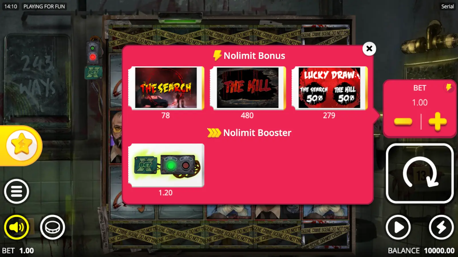 Serial Slot Nolimit Bonus