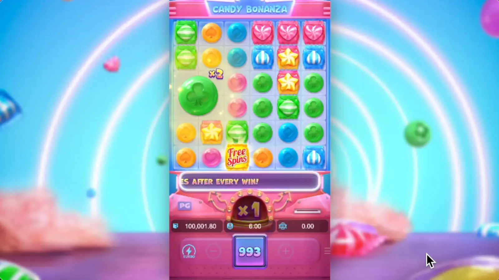 Candy Bonanza Slot Big Candy Feature