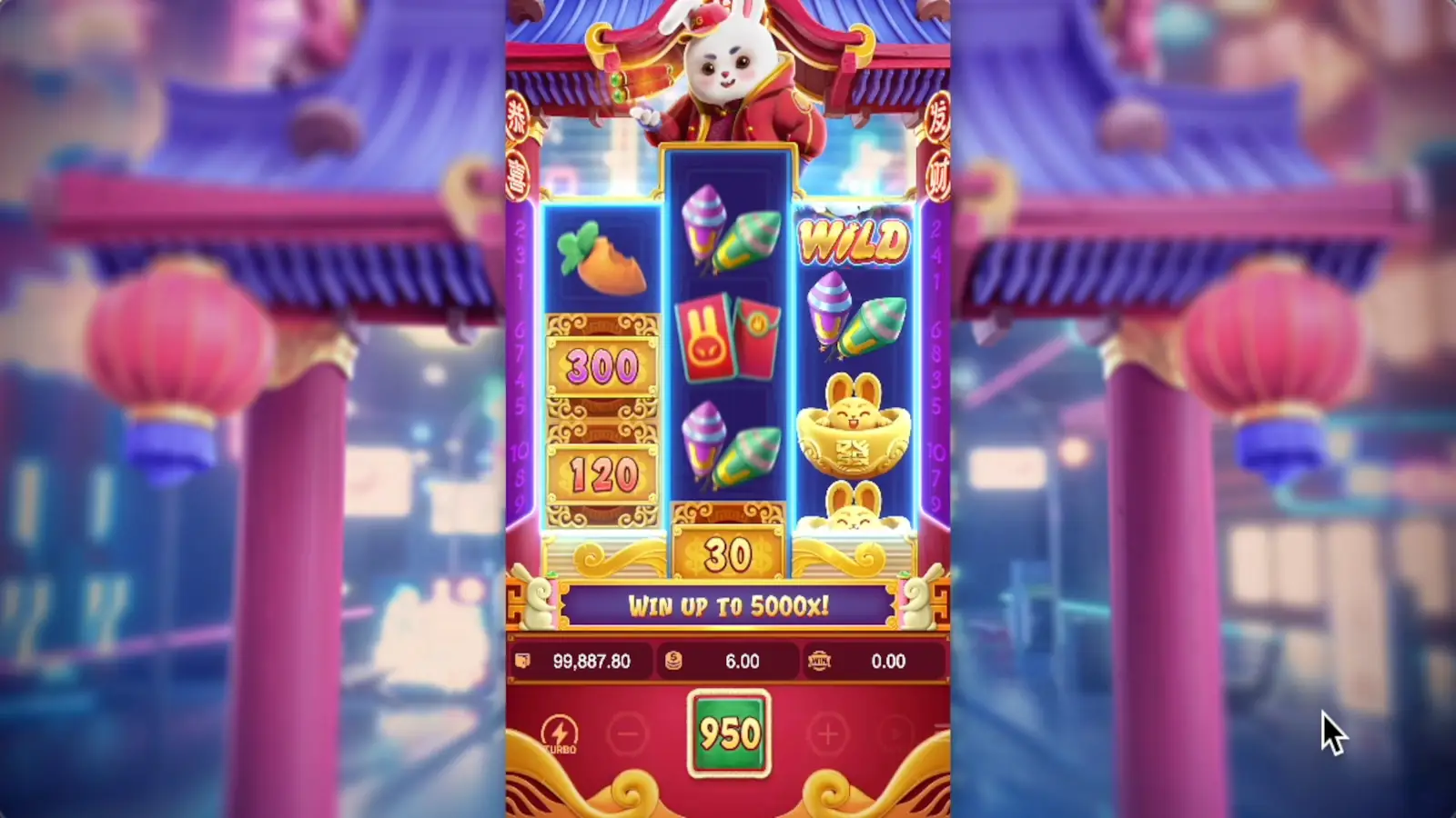 Fortune Rabbit Slot Prize Symbols