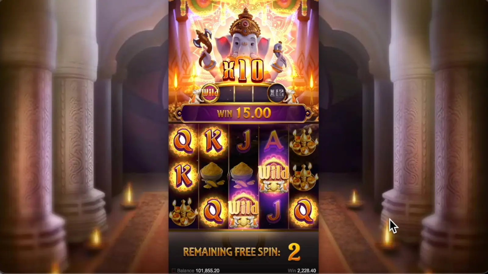 Ganesha Gold Slot Free Spins Feature