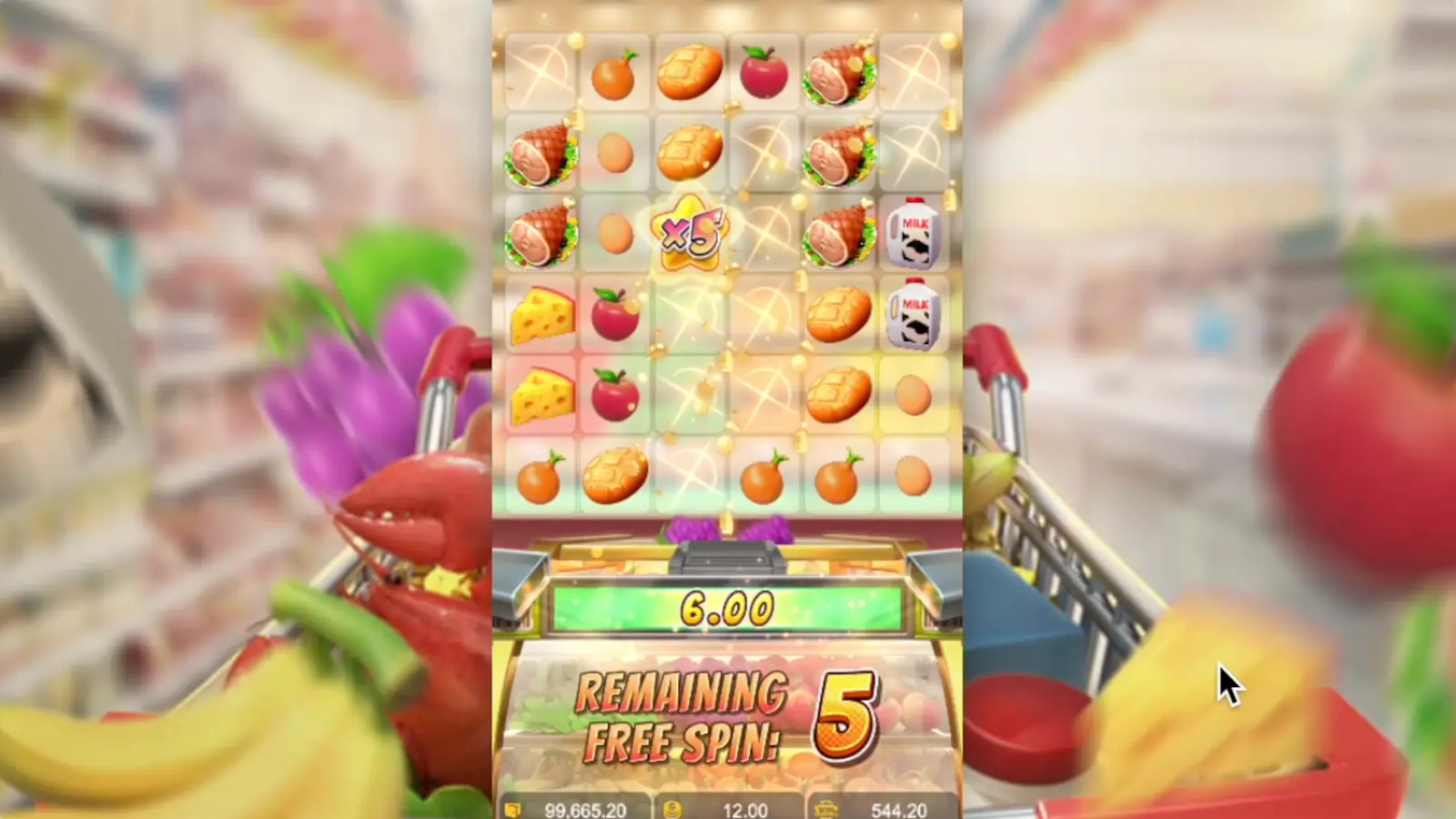 Supermarket Spree Slot Free Spins