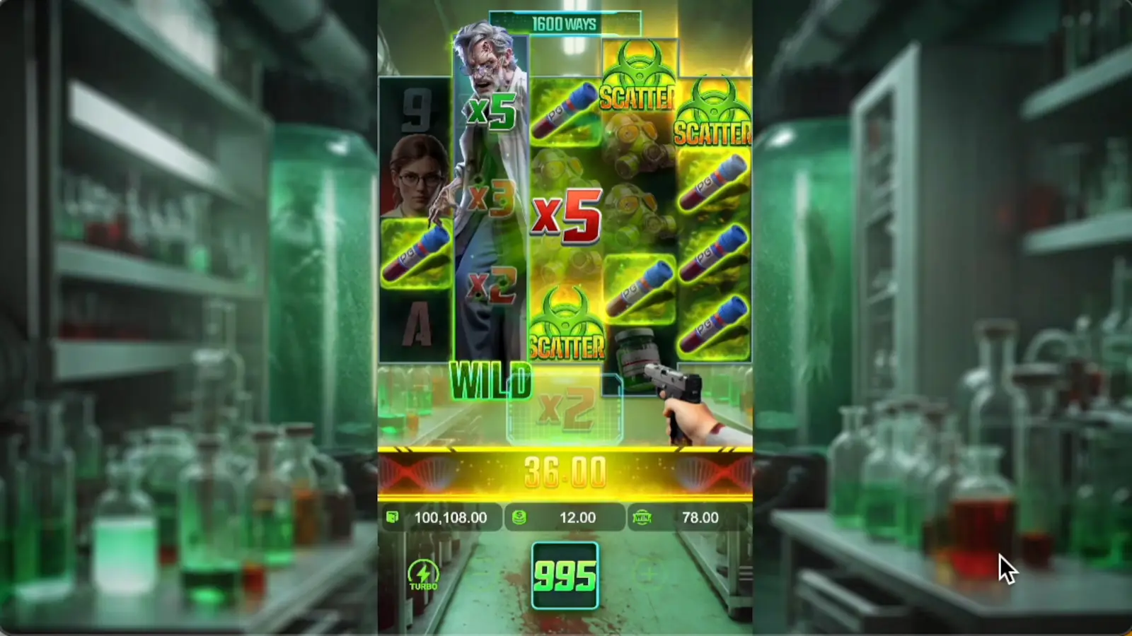 Zombie Outbreak Slot Wild Symbols