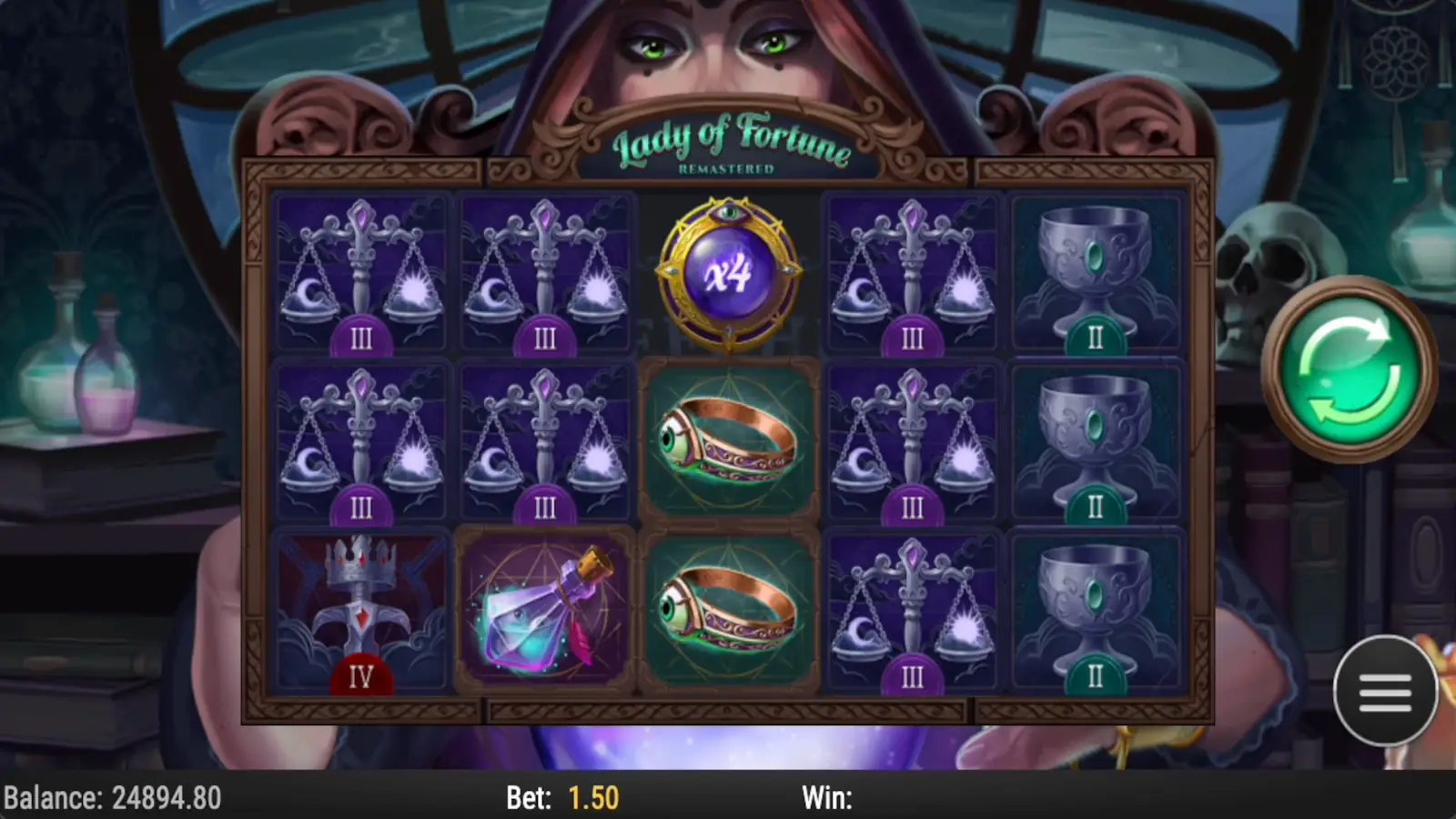 Lady of Fortune Remastered Slot Multiplier Wilds