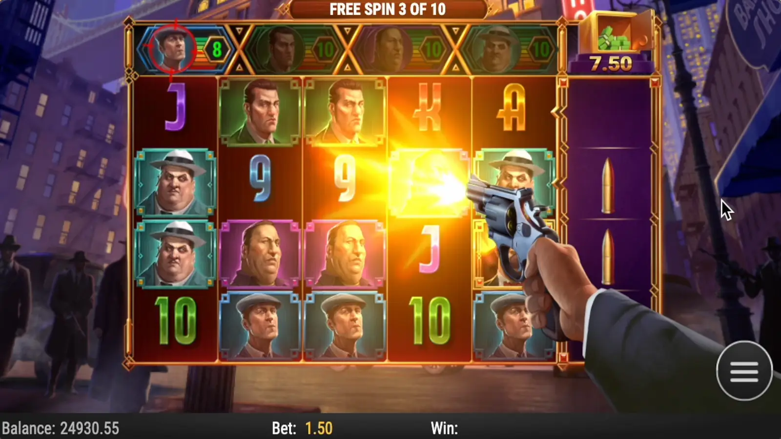 Mafia Gold Slot Free Spins