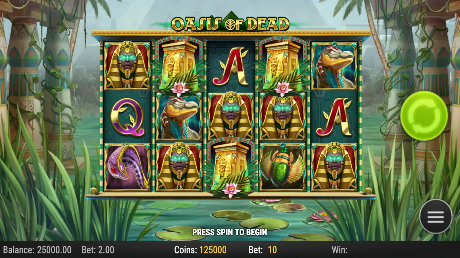 Oasis of Dead Slot Rules and Gameplay