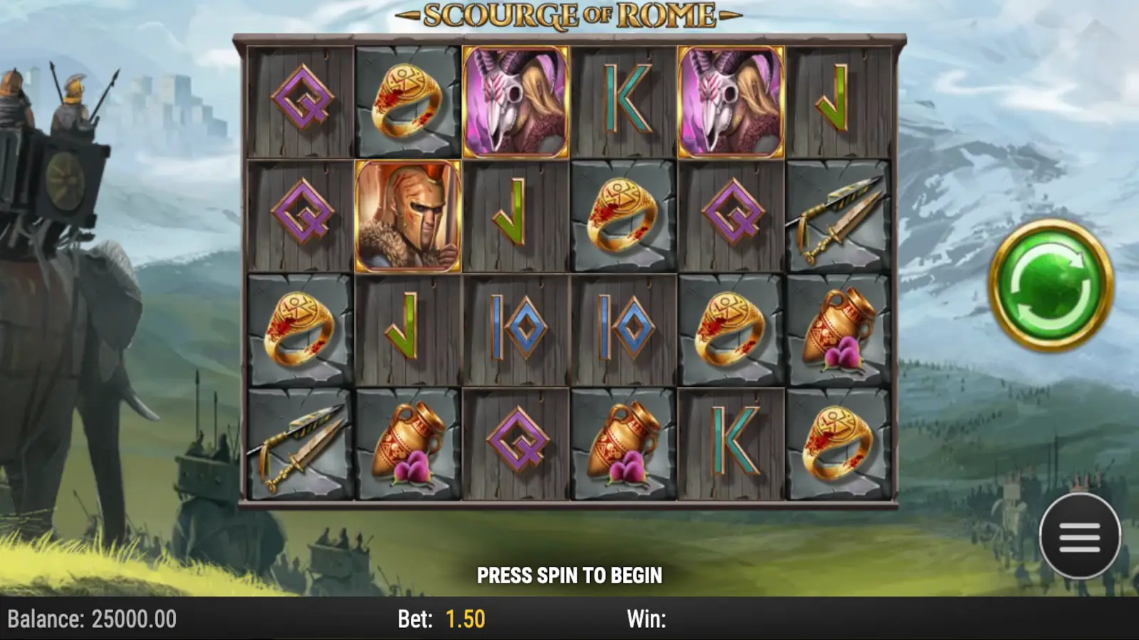 Scourge of Rome Slot Rules and Gameplay