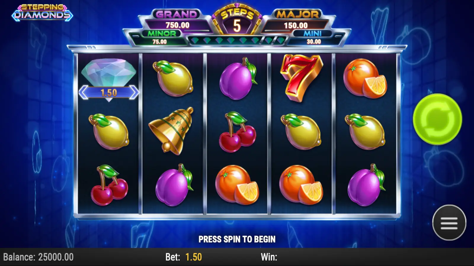 Stepping Diamonds Slot Rules and Gameplay