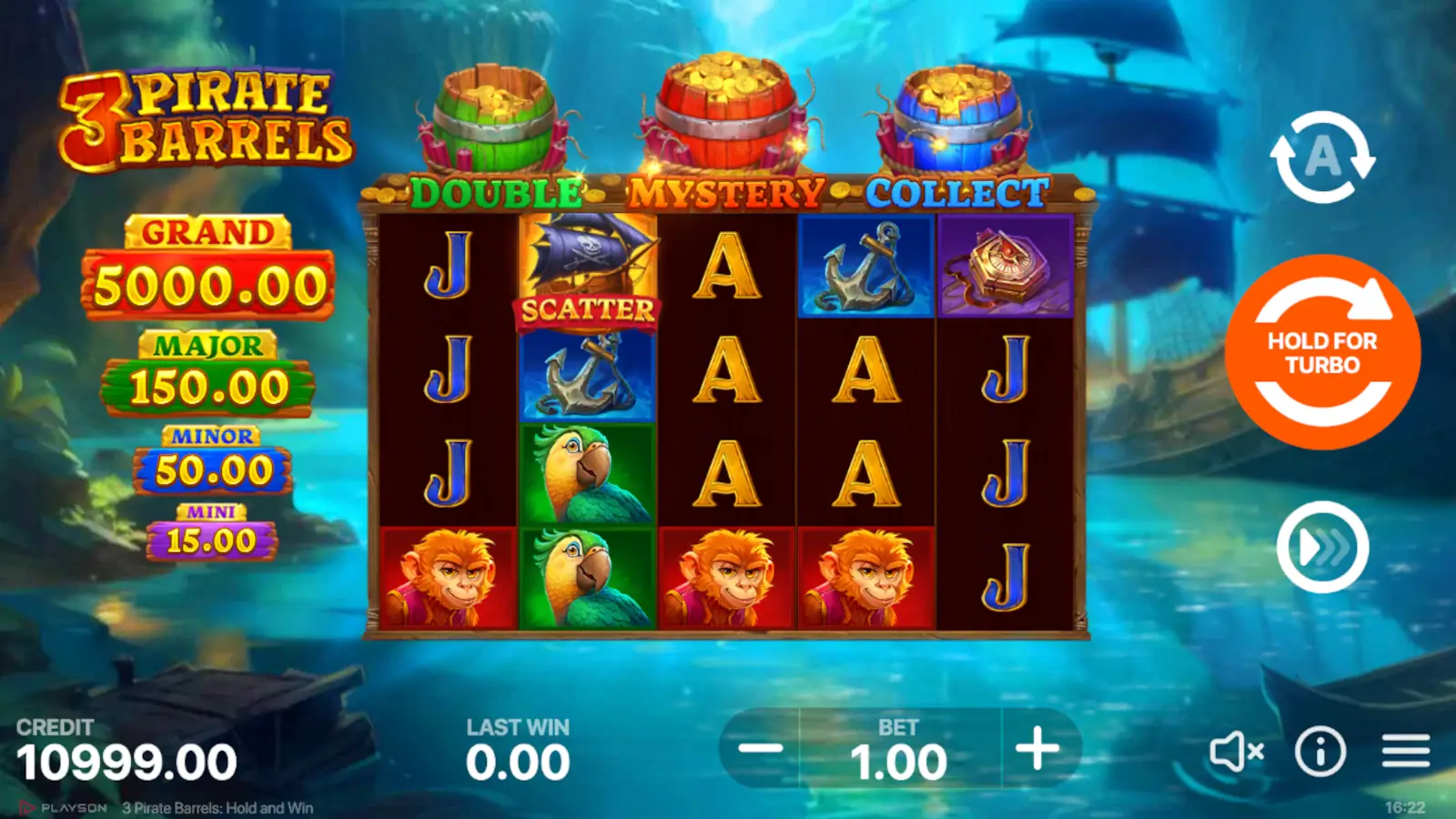 3 Pirate Barrels: Hold and Win Slot Rules and Gameplay