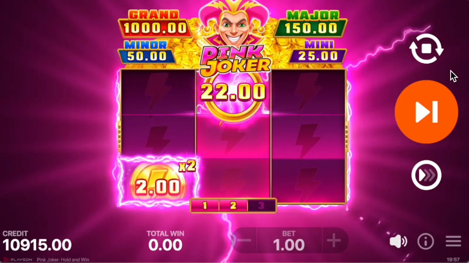 Pink Joker: Hold and Win Slot Bonus Game Jackpots