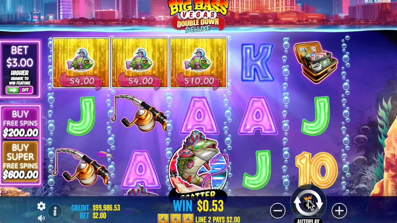 Big Bass Double Down Deluxe Slot Money Symbols