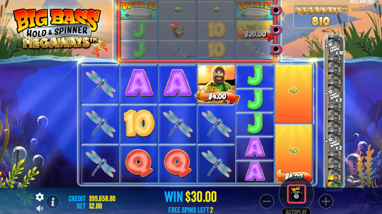 Big Bass Hold & Spinner Megaways Slot Free Spins