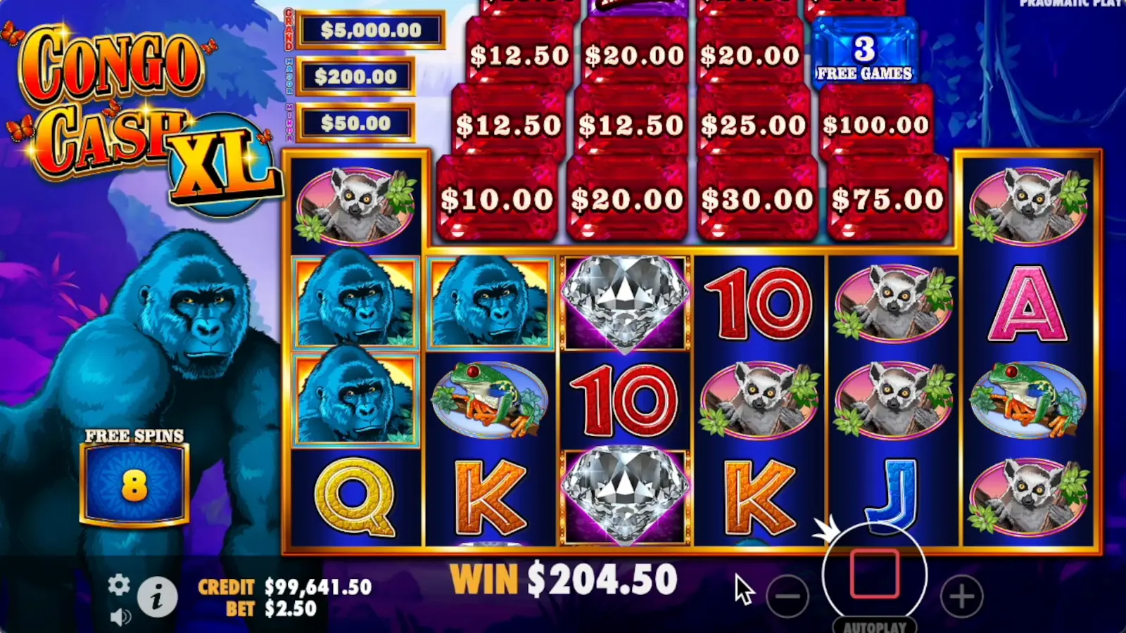 Congo Cash XL Slot Free Spins