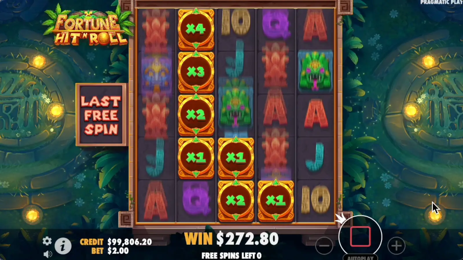 Fortune Hit’n Roll Slot Free Spins