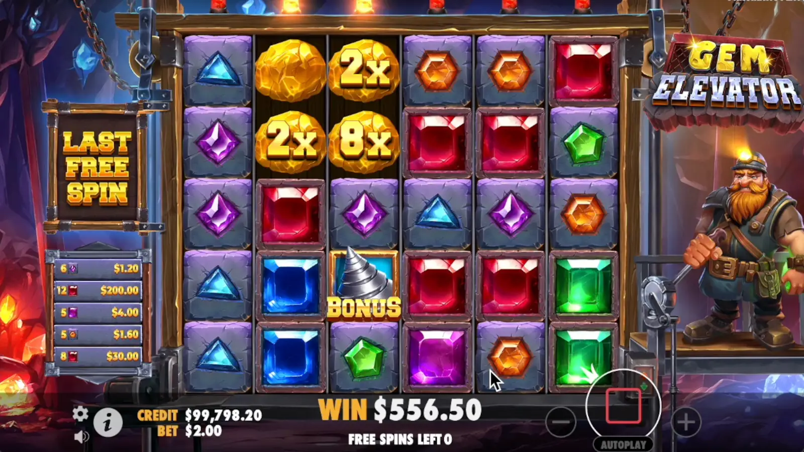 Gem Elevator Slot Free Spins