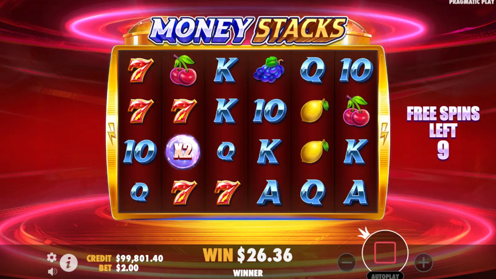 Money Stacks Slot Free Spins with Random Wild Multipliers